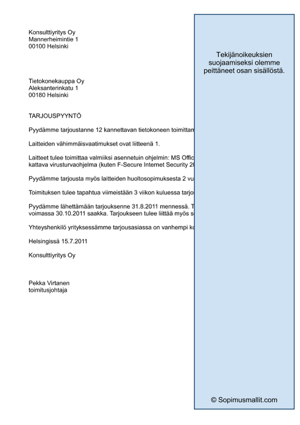 tarjouspyynt-irtain-sopimusmallit